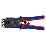 Инструмент для опрессовки Knipex (для штекеров типа Western), 200 мм (97 51 12)