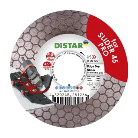 Круг алмазный отрезной Distar Edge Dry Slider 125x30 (10115502020)