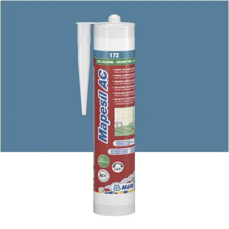 Силиконовый герметик Mapei MAPESIL AC №172, небесно-синий, 310 мл (4817242IT)