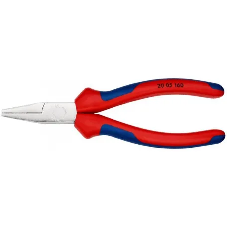 Плоскогубцы Knipex с гладкими губками, 160 мм (20 05 160)