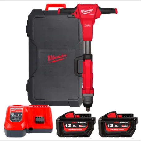 Гайковерт железнодорожный аккумуляторный 1'' (2000 Нм) MILWAUKEE M18 FHIWF1R-122C м (4933493141)