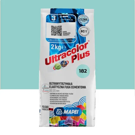 Фуга цементна Mapei Ultracolor Plus №182, турмалін, 2 кг (6018202A)