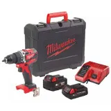 Дрель-шуруповерт MILWAUKEE M18 CBLPD-422C бесщеточный ударный, 60 Нм (4933472116)