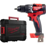 Дриль-шуруповерт MILWAUKEE акумуляторна безщіткова ударна M18 CBLPD-0X, 60 Нм (4933464557)
