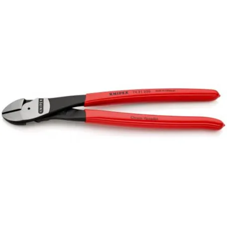 Кусачки боковые Knipex (изогнутые) особой мощности, 250 мм (74 21 250)