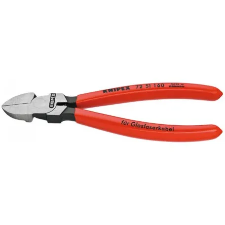 Кусачки боковые Knipex для световодов (оптоволоконного кабеля), 160 мм (72 51 160)