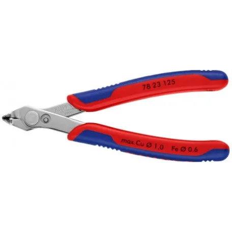 Кусачки Knipex Electronic Super Knips® прецизионные для самых тонких работ по резанию, 125 мм (78 23 125)
