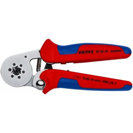 Инструмент для опрессовки контактных гильз Knipex, с автонастройкой (97 55 04)