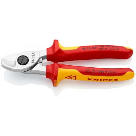 Ножницы для резки кабелей Knipex VDE Ø 15 мм / 50 мм², 165 мм (95 16 165)