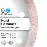 Диск алмазный Distar Hard ceramics 125 мм для керамогранита/керамики (11115048010)