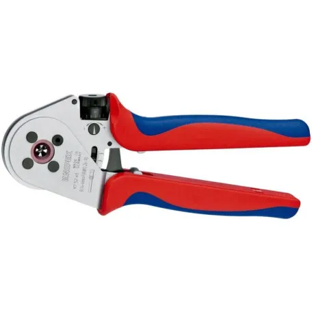 Инструмент для тетрагональной опрессовки точеных контактов Knipex, макс. Ø 7,5 мм (97 52 65 A)
