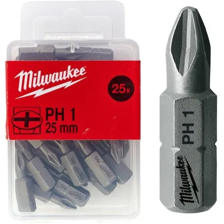 Насадка Milwaukee PH1 25 мм, 25 шт (4932399586)