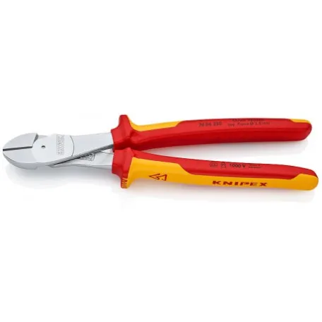 Кусачки боковые Knipex VDE особой мощности (хромированные), 200 мм (74 22 200)