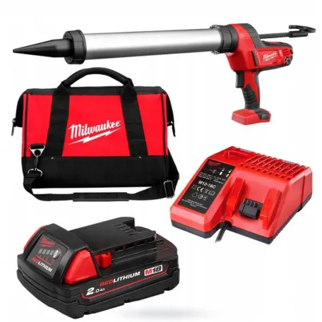 Пистолет для герметика MILWAUKEE C18 PCG/600A-201B, 600 мл (4933441305)