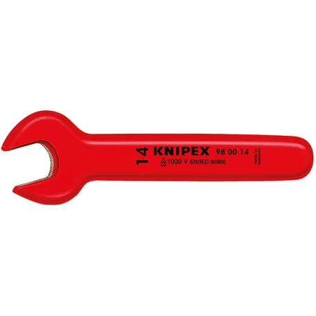 Ключ гаечный Knipex VDE рожковый, размер 13 мм, 130 мм (98 00 13)