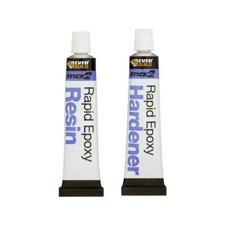 2К эпоксидный клей Everbuild Rapid Epoxy Tube, 2×12 мл (490483)