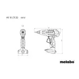Аккумуляторный клеевой пистолет Metabo HK 18 LTX 20 с 5 стержнями (600797850)