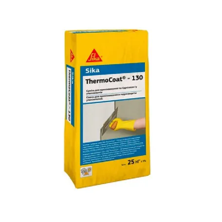 Смесь Sika Thermo Coat 130 для приклеивания и армирования фасадного утепления, 25 кг (550824)