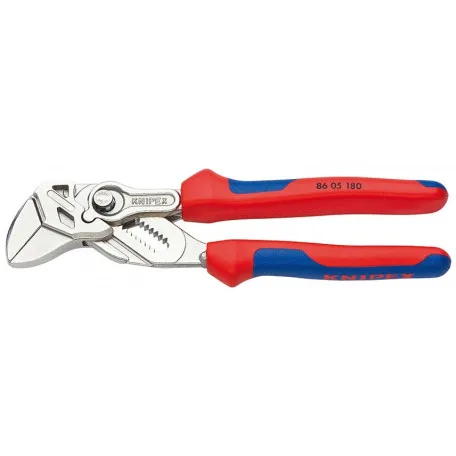 Переставные клещи Knipex (хромированные), 180 мм (86 05 180)