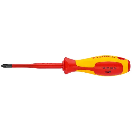Отвертка Knipex (тонкая) Pozidriv PZ2x100 мм (98 25 02 SL)