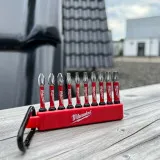 Набор бит Milwaukee Shockwave Impact Duty (2xPH2/1xPZ2/1xTX15 /2xTX20/2xTX25/1xTX30) с карабином (4932480941)
