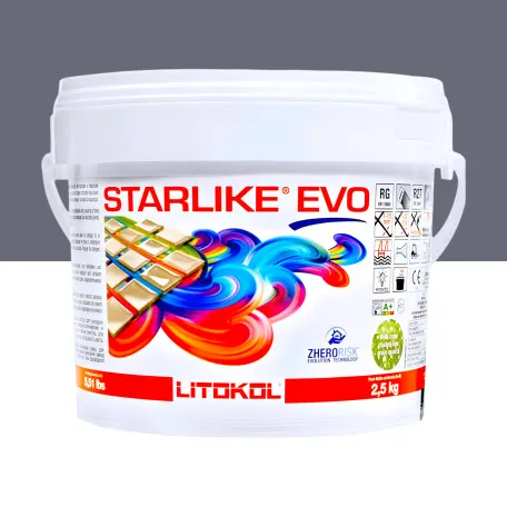 Эпоксидная затирка Litokol Starlike EVO 130 ардезия 2,5 кг (STEVOGRD02.5)