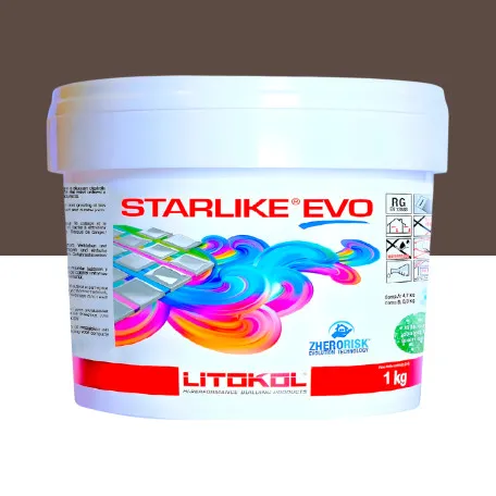 Эпоксидная затирка Litokol Starlike EVO 230 какао (коричневая) 1 кг (STEVOCCA0001)