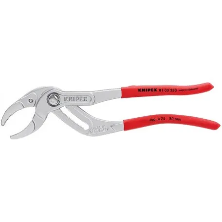 Клещи трубные Knipex захватные хромированные, 250 мм (81 03 250)