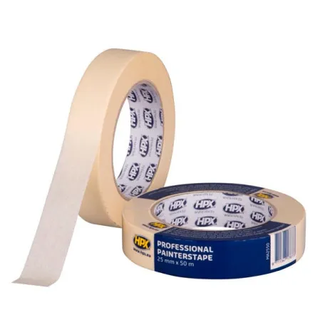 Профессиональная малярная лента (скотч) HPX 60°С 25ммх50м (MA2550)