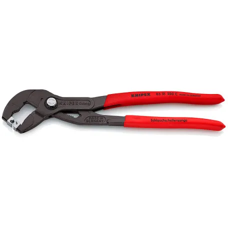 Щипцы Knipex для пружинных хомутов (шланги), 250 мм (85 51 250 C)