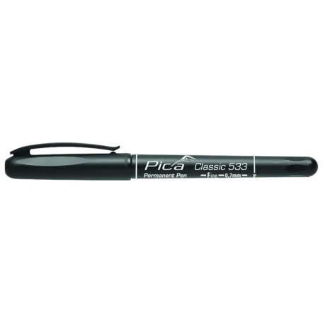 Маркер черный перманентный/Pica Classic Permanent Pen Medium 1.0mm, black (534/46)