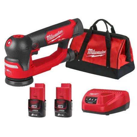 Шлифовальная эксцентриковая машина MILWAUKEE 75 мм M12 FSDR75-202B (4933498233)