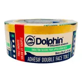 Скотч двухсторонний BLUE DOLPHIN на тканевой основе  50ммх25м (05-3-03)