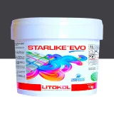 Эпоксидная затирка Litokol Starlike EVO 140 графит 1 кг (STEVONGR0001)