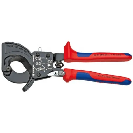 Ножницы для резки кабелей Knipex (с рычажным механизмом) Ø 32 мм / 240 мм² (95 31 250)