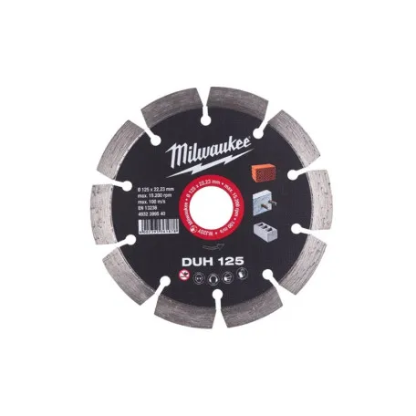 Алмазный диск MILWAUKEE DUH 125 мм для твердого бетона, бетонных блоков и камня (4932479464)
