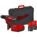 Дрель-шуруповерт MILWAUKEE M12 BDD-152С, 30 Нм (4933451460)