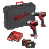 Набор инструментов MILWAUKEE M18 BPP2C-402C (4933443552)