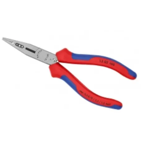 Плоскогубцы Knipex для монтажа проводов (хромированные), 160 мм (13 02 160)