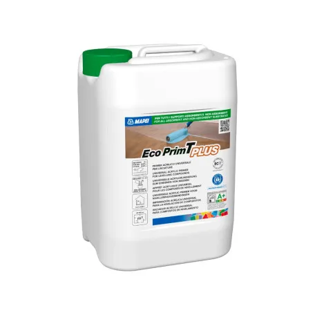Універсальна акрилова ґрунтовка Mapei Eco Prim T Plus, 10 кг (EMICODE10)
