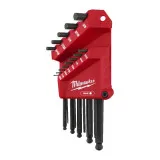 Набор шестигранных ключей дюймовых (0,050-3/8) 13 предметов MILWAUKEE (4932493615)