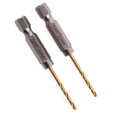 Сверло по металлу MILWAUKEE RedHEX HSS-G TiN 4,0 мм, 2 шт (48894708)