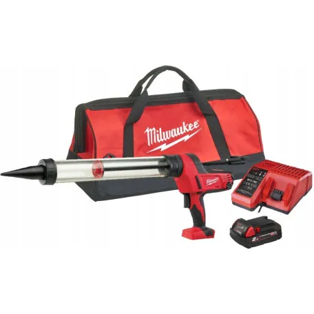Пистолет для герметика MILWAUKEE C18 PCG/600T-201B, 600 мл (4933441808)