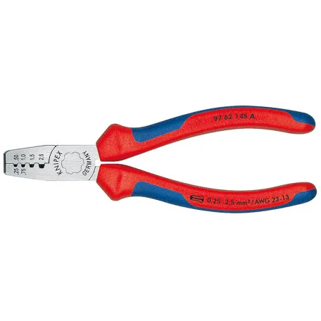 Инструмент Knipex для обжима контактных гильз (97 62 145 A)
