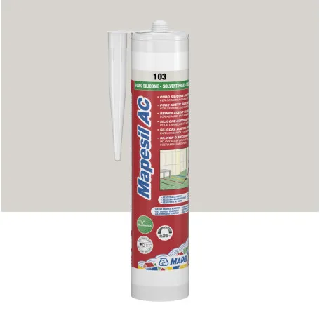 Силиконовый герметик Mapei MAPESIL AC №103, белая луна, 310 мл (4810342IT)
