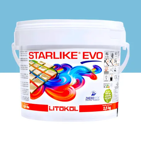Эпоксидная затирка Litokol Starlike EVO 340 деним 2,5 кг (STEVOBDN02.5)