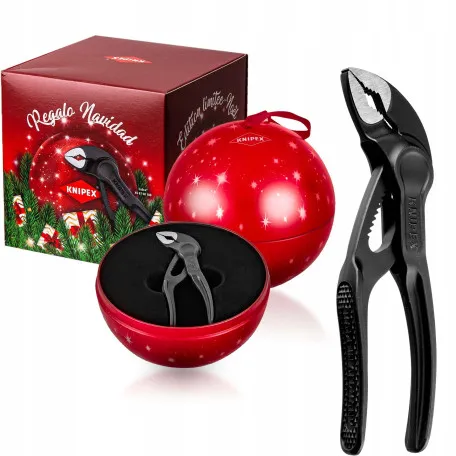 Высокотехнологичные сантехнические клещи Knipex Cobra XS Limited Edition (87 00 100 XMAS)