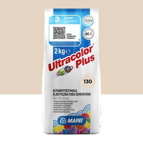 Фуга цементна Mapei Ultracolor Plus №130, жасмін, 2 кг (6013002A)