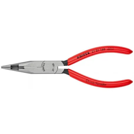 Плоские круглогубцы Knipex с режущими кромками в средней части, 160 мм (27 01 160)
