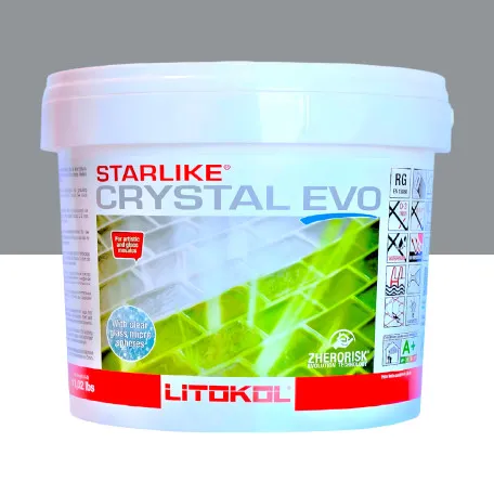 Эпоксидная затирка Litokol Starlike EVO ColorCrystal 800 серый хамелеон 2,5 кг (CCEVOGSL02.5)